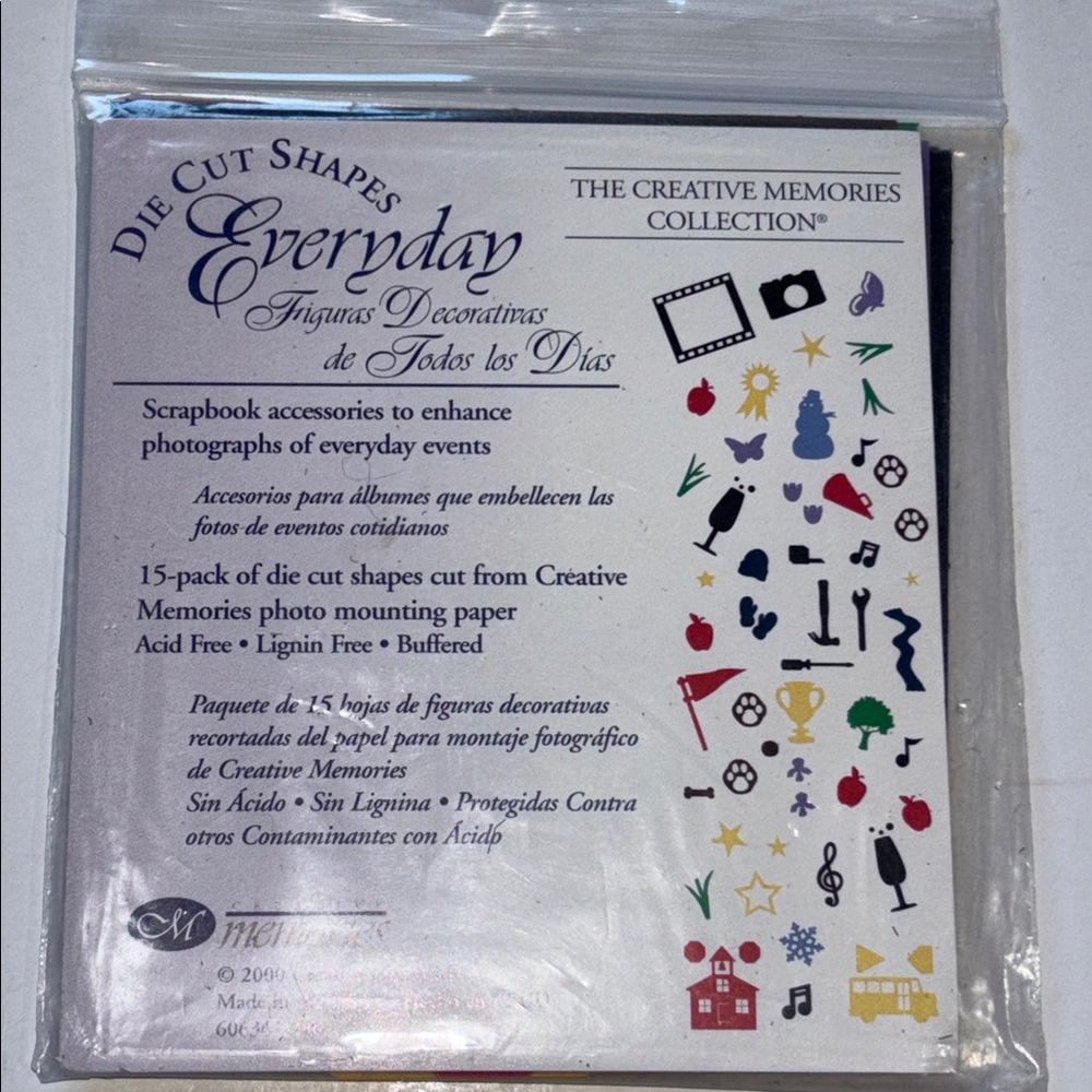 Creative Memories Everyday Die Cut Shapes - Multicolor
